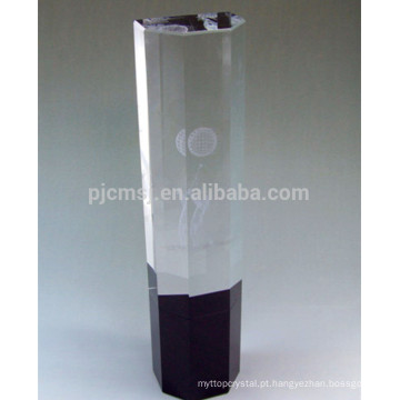 China Design simples barato em branco Awards Crystal Trophy